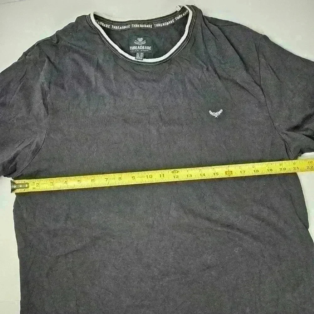 Men Threadbare Cotton T-Shirt Short Sleeve Crew Neck Casual Gym Top Tee 2XL